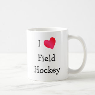 I Love Field Hockey Coffee Mug