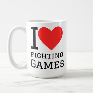 I love fighting games coffee mug