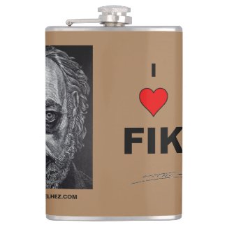 I love Fik vinyl wrapped flask