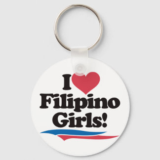 I Love Filipino Girls Key Ring