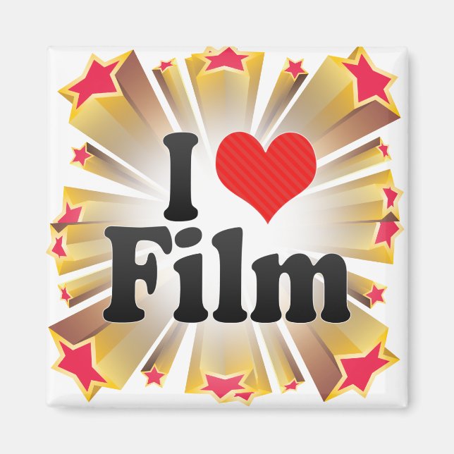 I Love Film Magnet (Front)