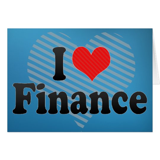 I Love Finance Card