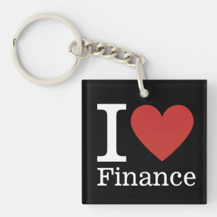 I ❤️ Love Finance - Finance Department - Keychain