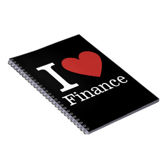 I ❤️ Love Finance - Finance Dept.- Spiral Notebook