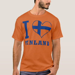 I Love Finland , Finland Lovers T-Shirt