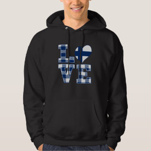 I Love Finland Proud To Be Finnish Finland Flag He Hoodie