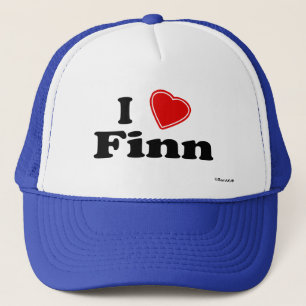 I Love Finn Trucker Hat