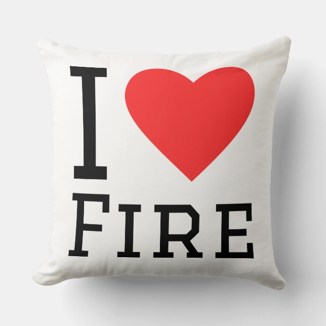 I love fire cushion (Front)