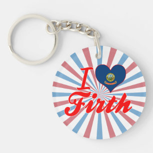 I Love Firth, Idaho Key Ring