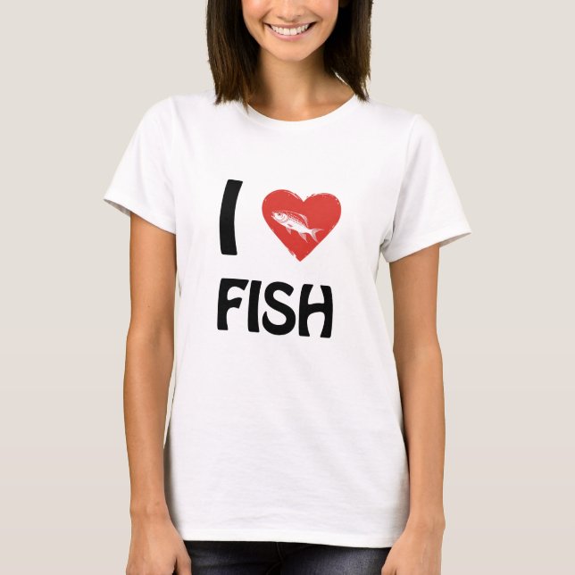 I love Fish T-Shirt (Front)