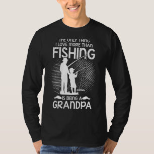 I Love Fishing Grandpa Grandson Special T-Shirt