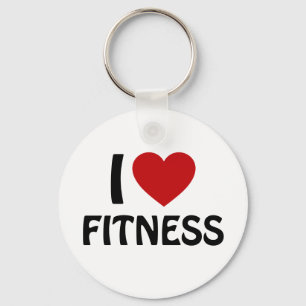 I love Fitness Key Ring
