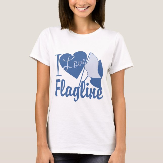 I Love Flagline T-Shirt (Front)