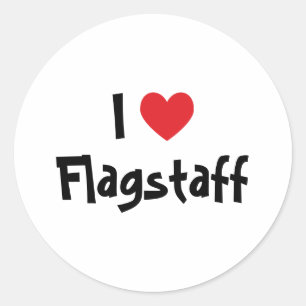 I Love Flagstaff Classic Round Sticker