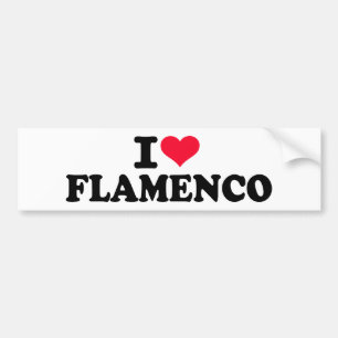 I love Flamenco Bumper Sticker
