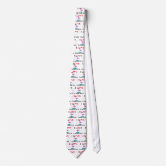 I Love Flamingos Tie