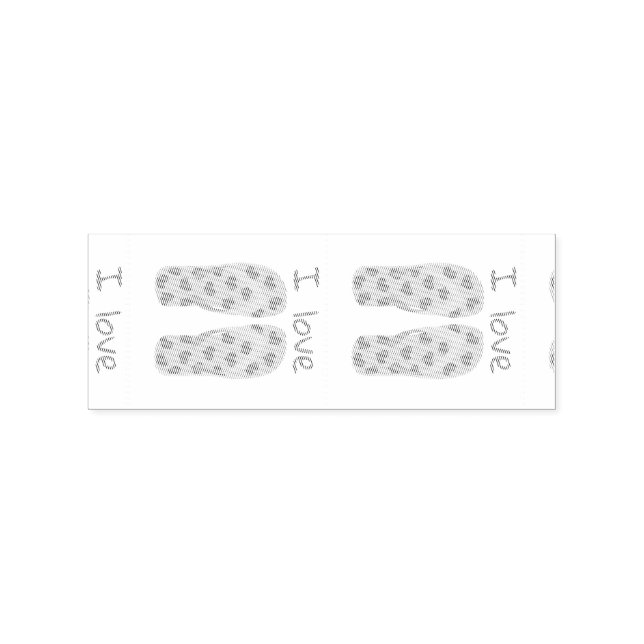 I love flip-flopsThunder_Cove Rubber Stamp (Imprint)