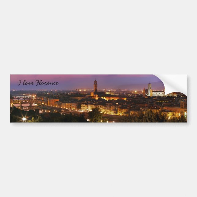 I love Florence Bumper Sticker (Front)