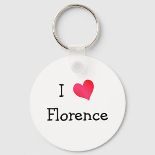 I Love Florence Key Ring