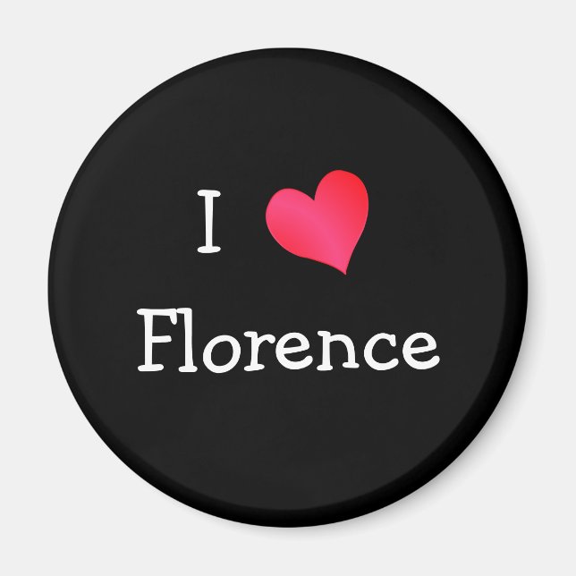 I Love Florence Magnet (Front)