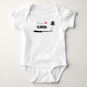 I Love Florida Baby Bodysuit