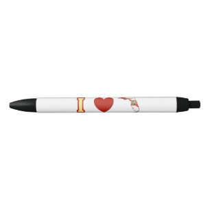 I love Florida Black Ink Pen