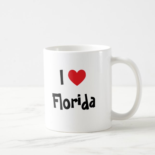 I Love Florida Coffee Mug (Right)