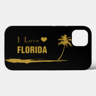 I Love Florida Gold iPhone 13 Case