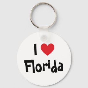 I Love Florida Key Ring