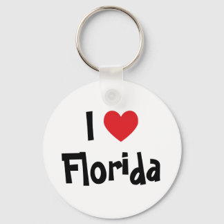 I Love Florida Key Ring