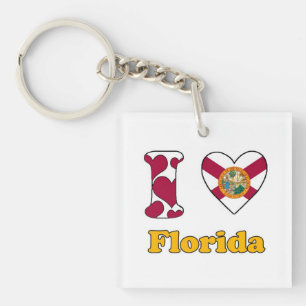 I love Florida Key Ring