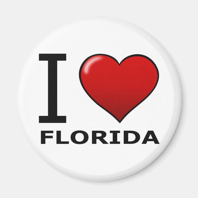 I LOVE FLORIDA MAGNET (Front)