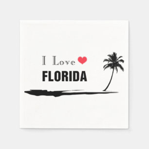 I Love Florida Napkin
