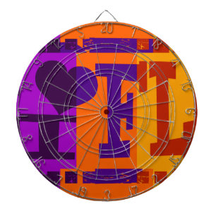 I love Florida - Pop art vintage Dartboard