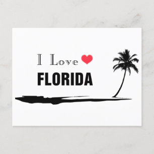 I Love Florida Postcard