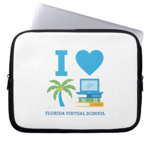 I Love Florida Virtual School Laptop Sleeve