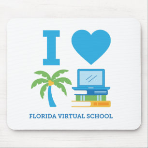 I Love Florida Virtual School Mousepad