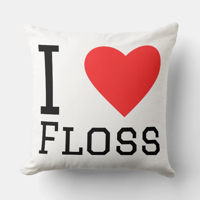 I love floss cushion (Front)