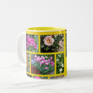 I love Flowers Two-Tone Coffee Mug