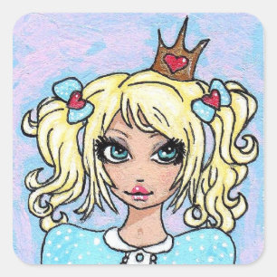 "I Love Fluffy Bunnies!" Sticker