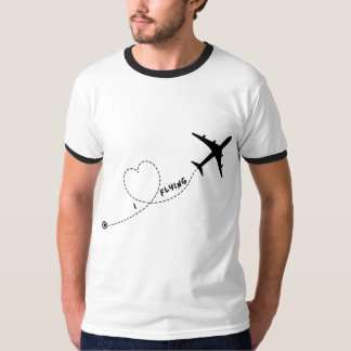 I Love Flyin – Aviation & Aeroplane Enthusiast Gif T-Shirt