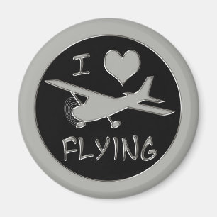 I Love Flying Magnet