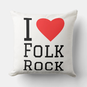 I love folk rock cushion