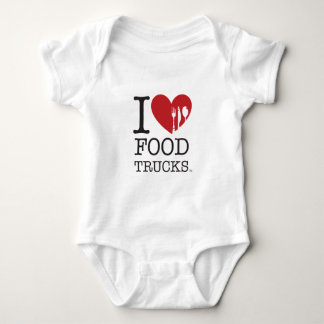 I LOVE Food Trucks Baby Bodysuit