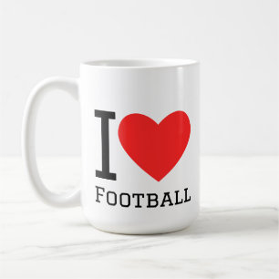 I love football coffee mug