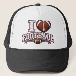I Love Football Dad Hat American Football Cap