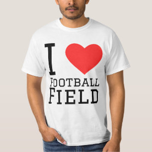 I love football field Sticker T-Shirt
