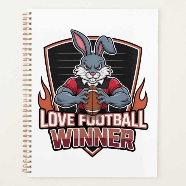 I love football  planner (Front)