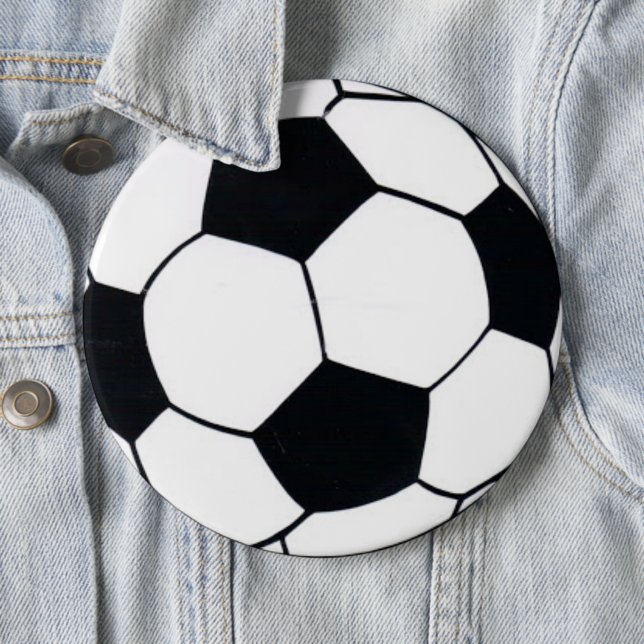 I Love Football (Soccer) Heart of the Game: I Love 6 Cm Round Badge (In Situ)