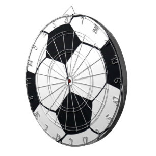 I Love Football (Soccer) Heart of the Game: I Love Dartboard